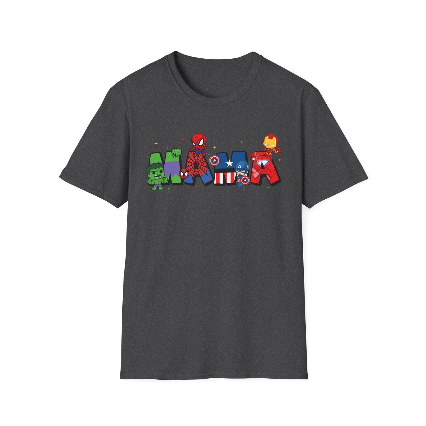 Marvel Heroes Name Tee — Cartoon Superhero Letter Design