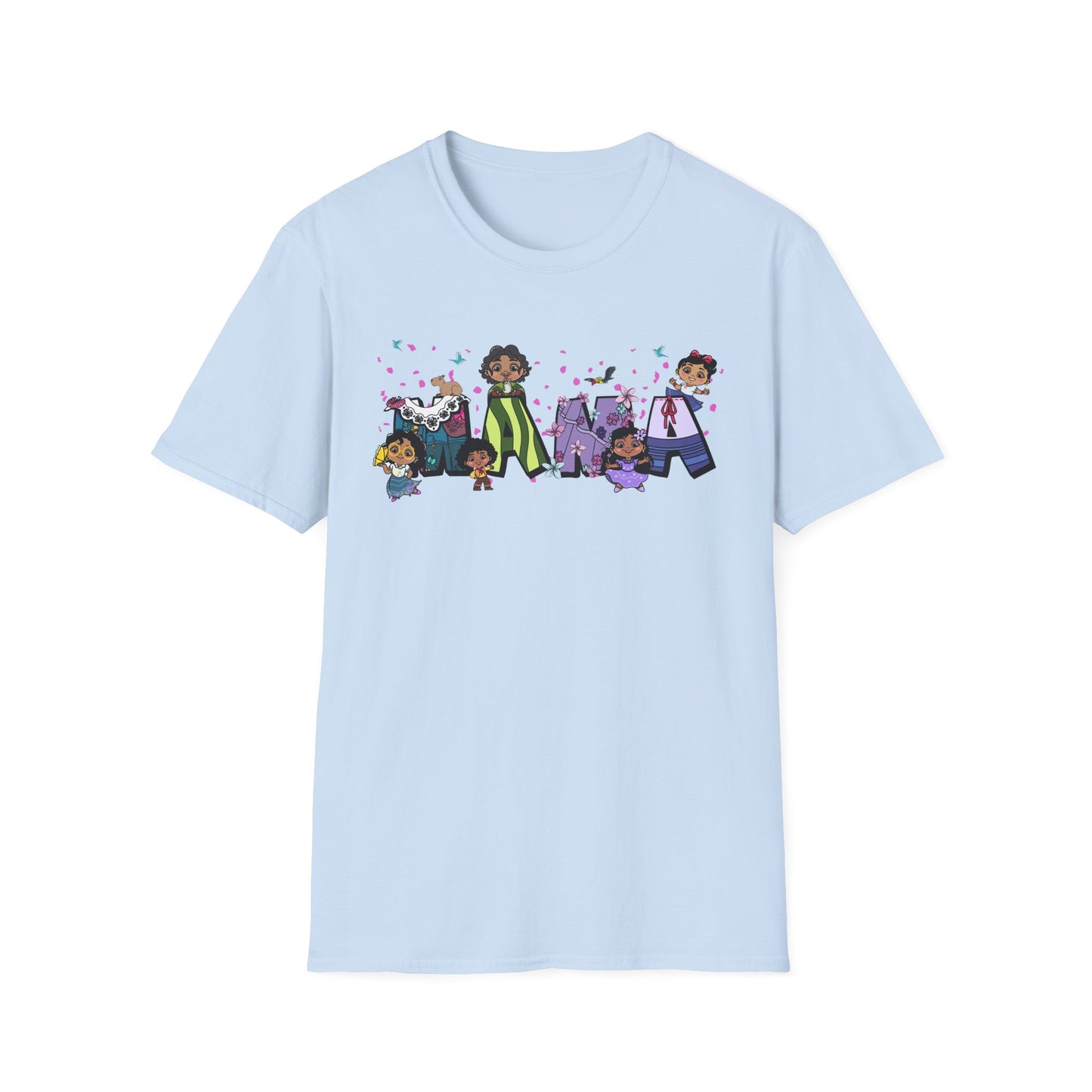 Mama Cartoon Graphic T-Shirt — Cute Family Mama Tee