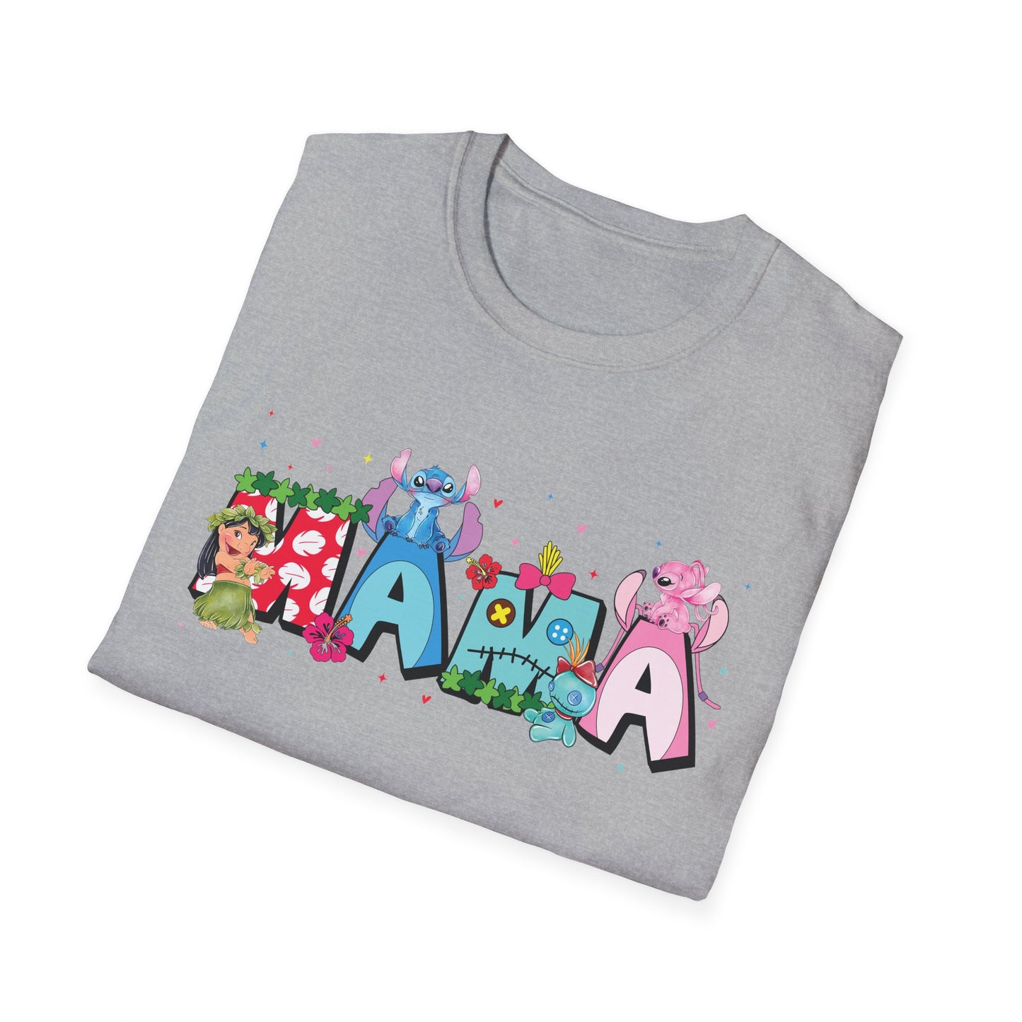 Ohana Mama Shirt – Tropical Cute Alien Graphic Tee | Island Mom Shirt | Family Vacation Outfit