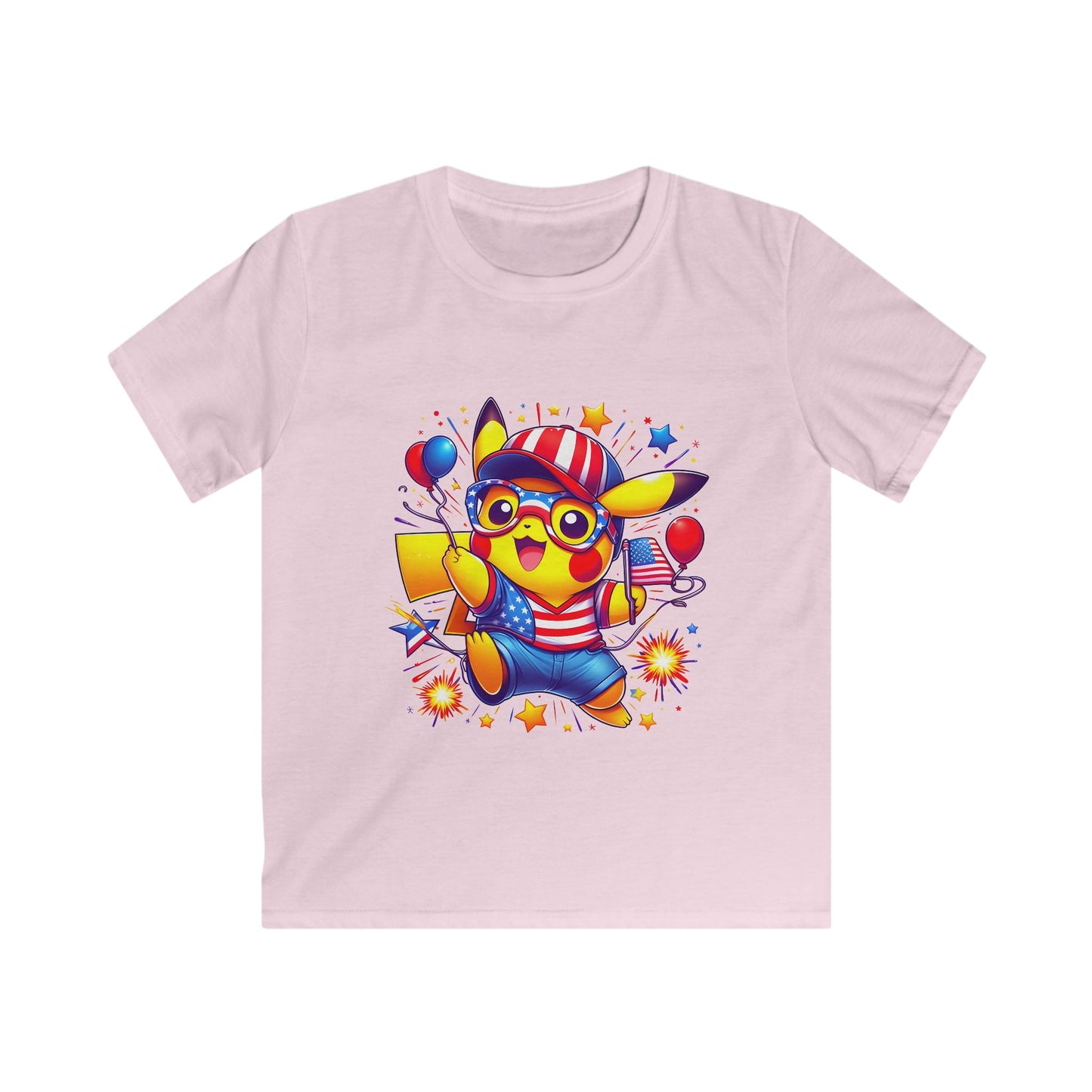 Kids Tee — Patriotic Celebration Graphic Shirt for 4th of July