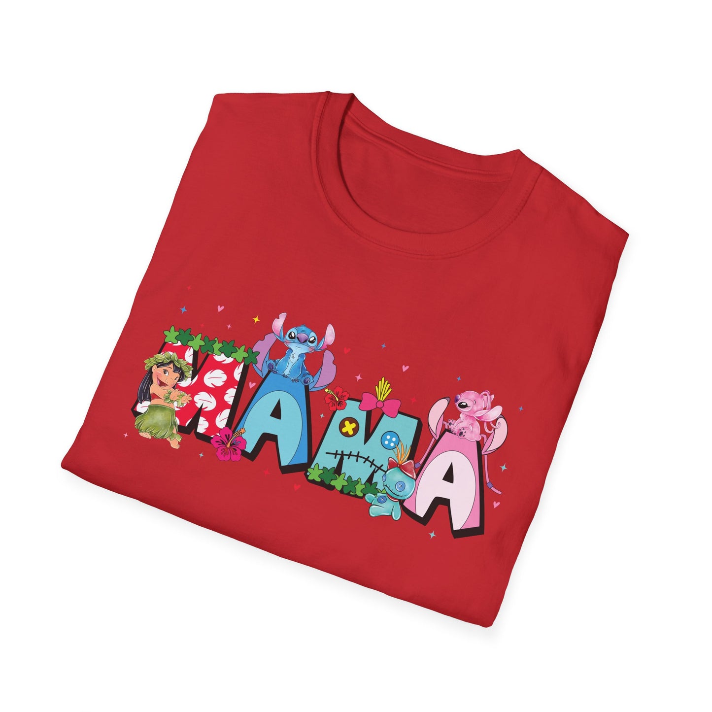 Ohana Mama Shirt – Tropical Cute Alien Graphic Tee | Island Mom Shirt | Family Vacation Outfit