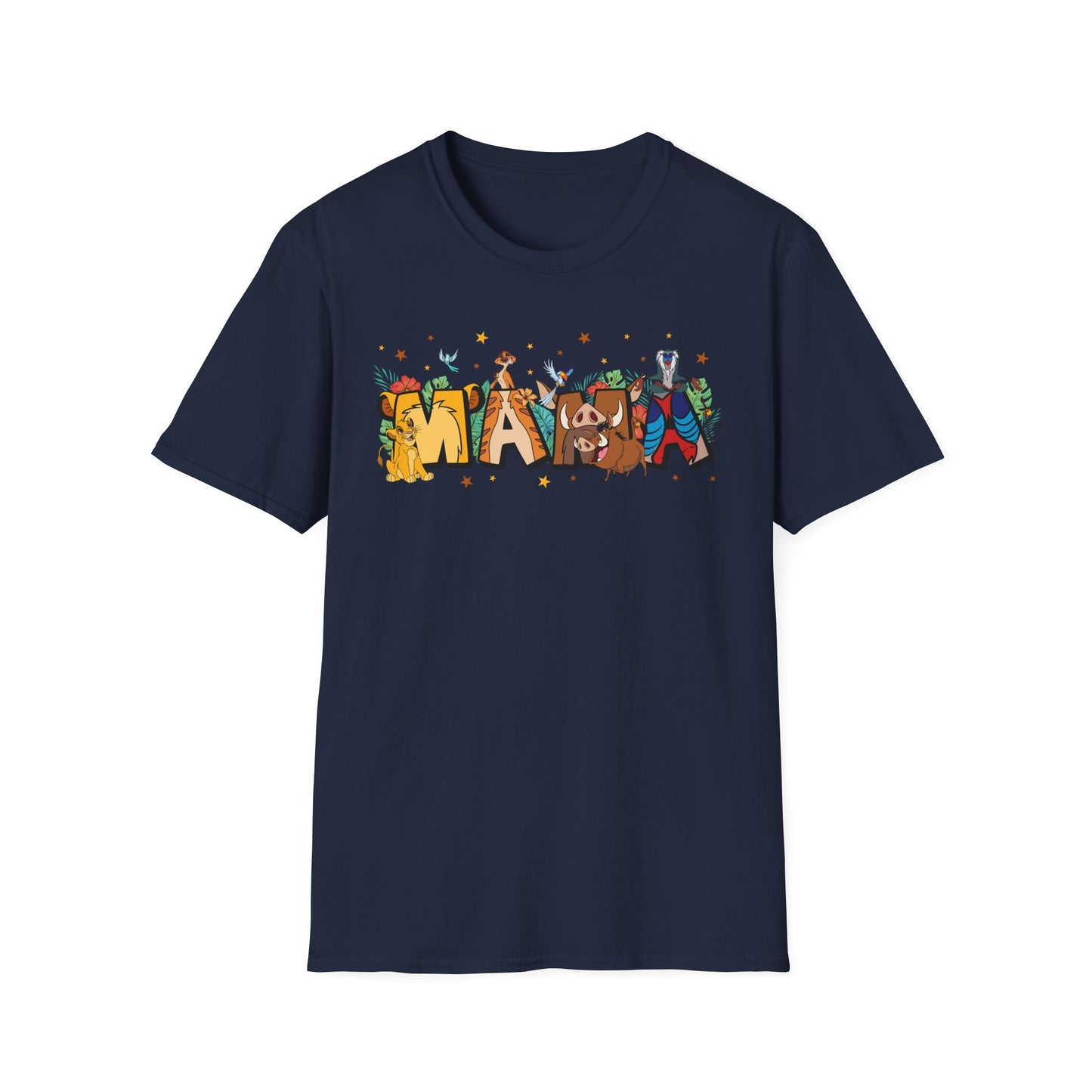 Safari Mama Shirt – Jungle Animal Graphic Tee | Savanna Mom Shirt | Cute Animal Family Tee