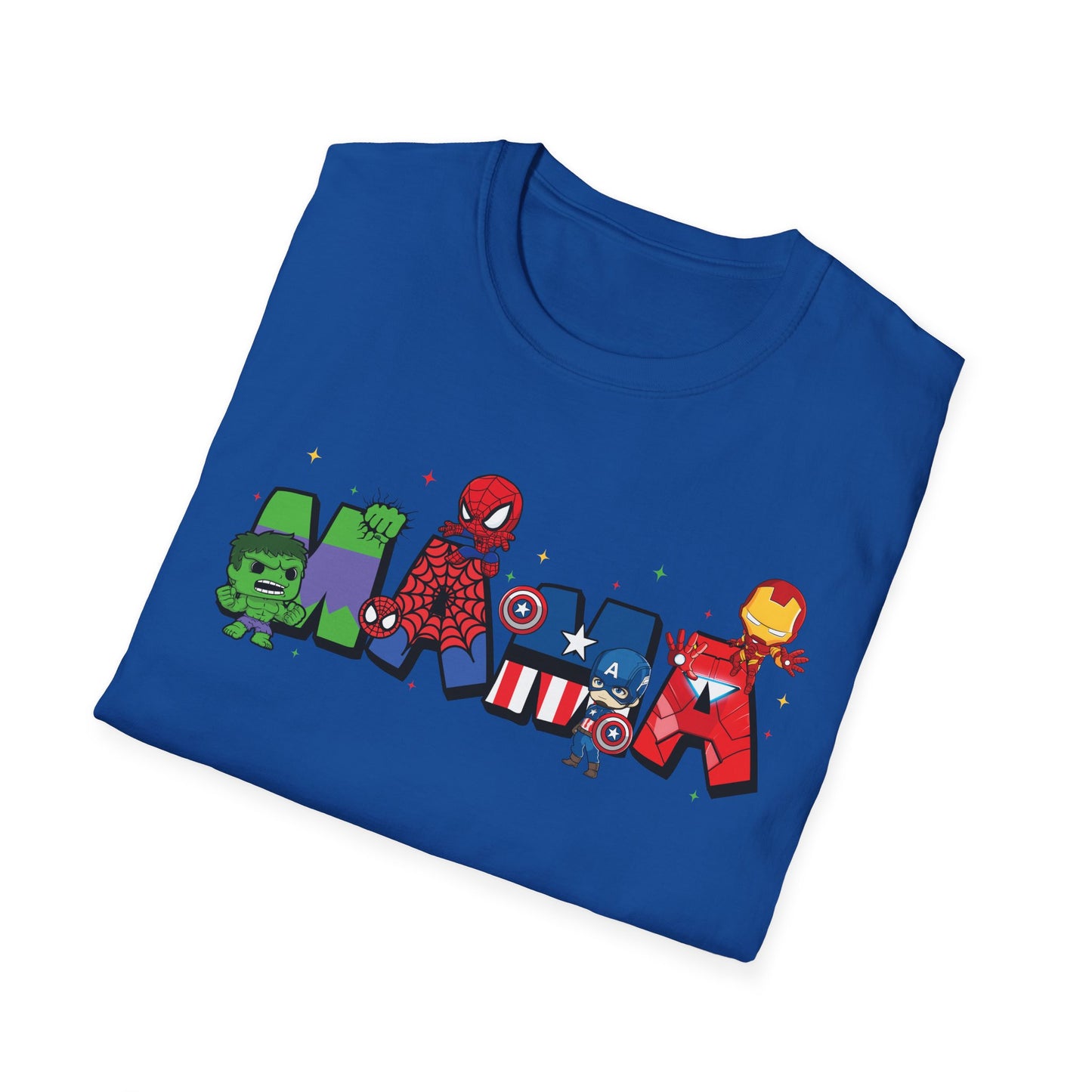 Marvel Heroes Name Tee — Cartoon Superhero Letter Design