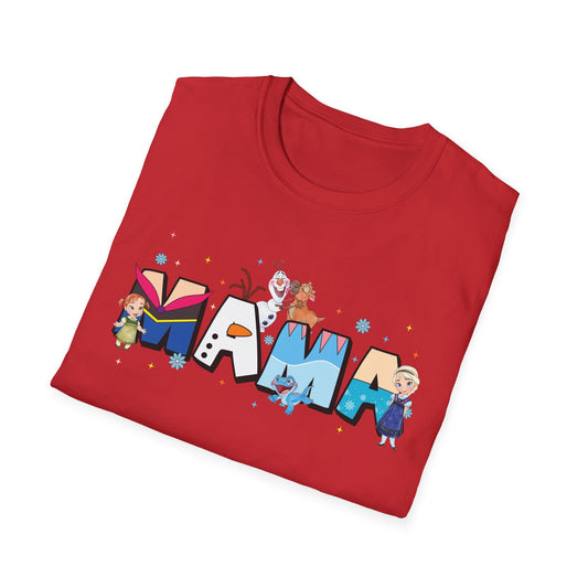 Mama Graphic T-Shirt — Colorful Playful Kids & Family Design