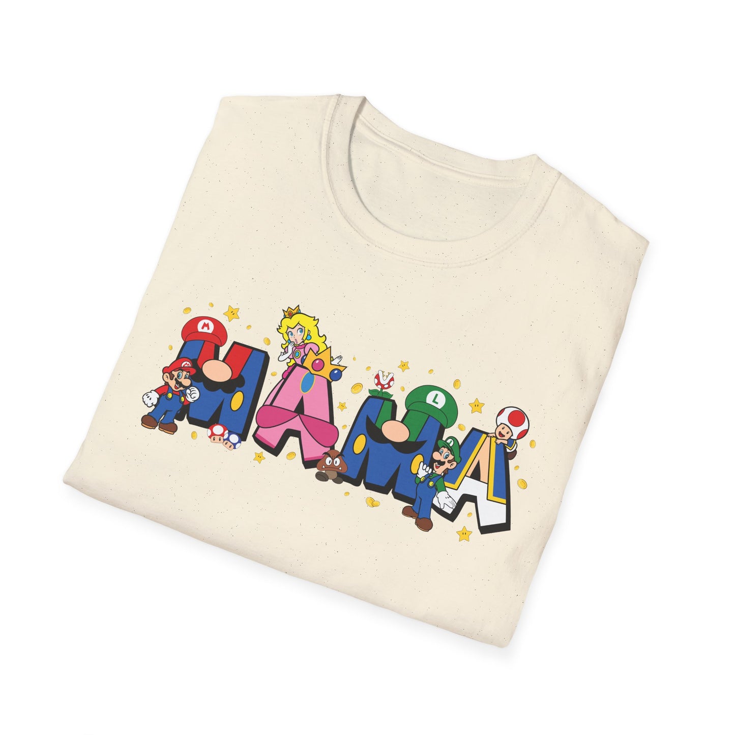 Mama Colorful Cartoon Lettering T-Shirt — Playful Mother's Day Gift