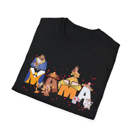 Mama Graphic T‑Shirt — Cute Floral Lettering Mother's Day Tee