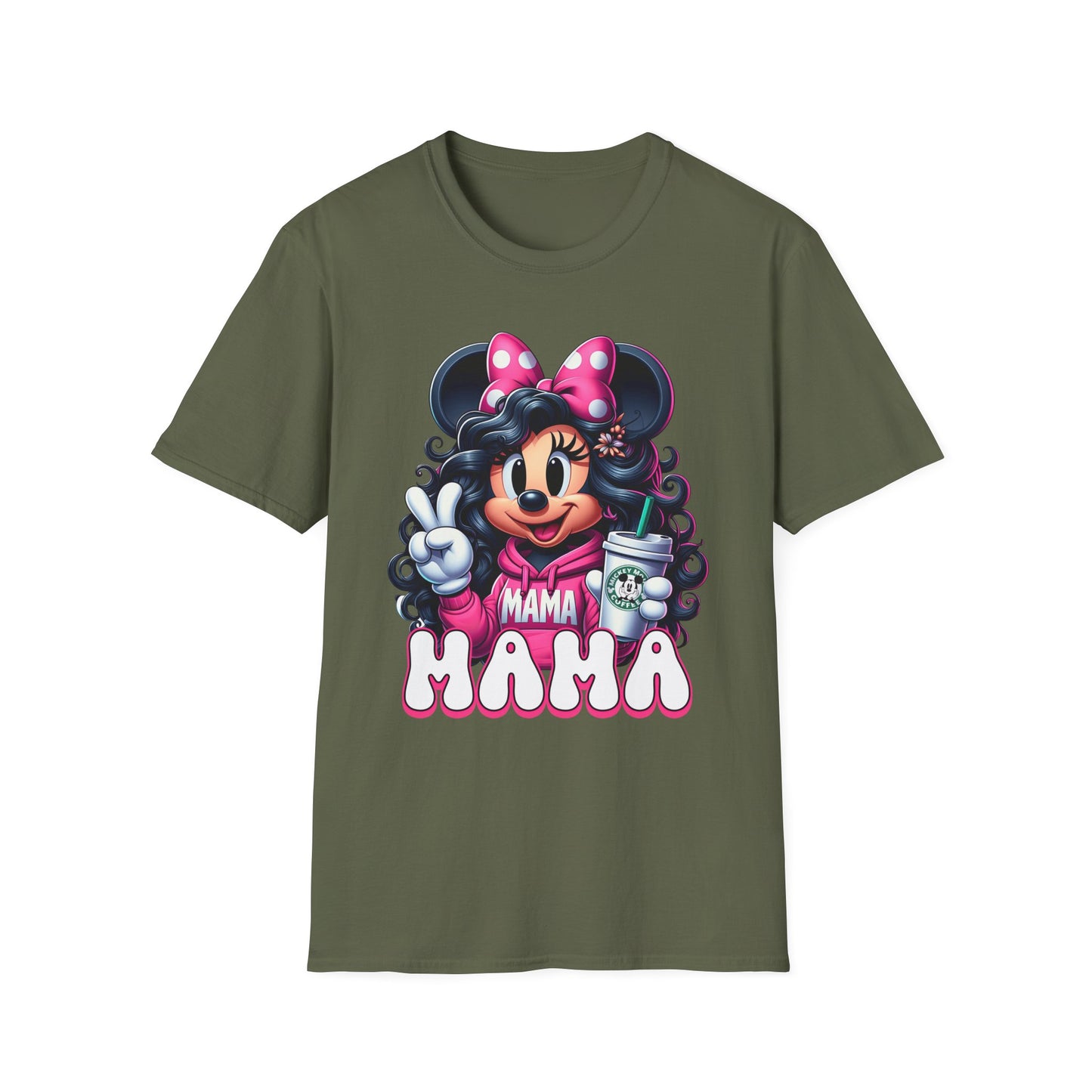 Mama Minnie Graphic T-Shirt — Cute Retro Cartoon Mom Tee