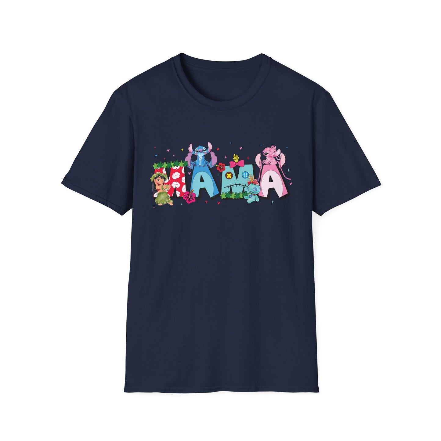 Ohana Mama Shirt – Tropical Cute Alien Graphic Tee | Island Mom Shirt | Family Vacation Outfit