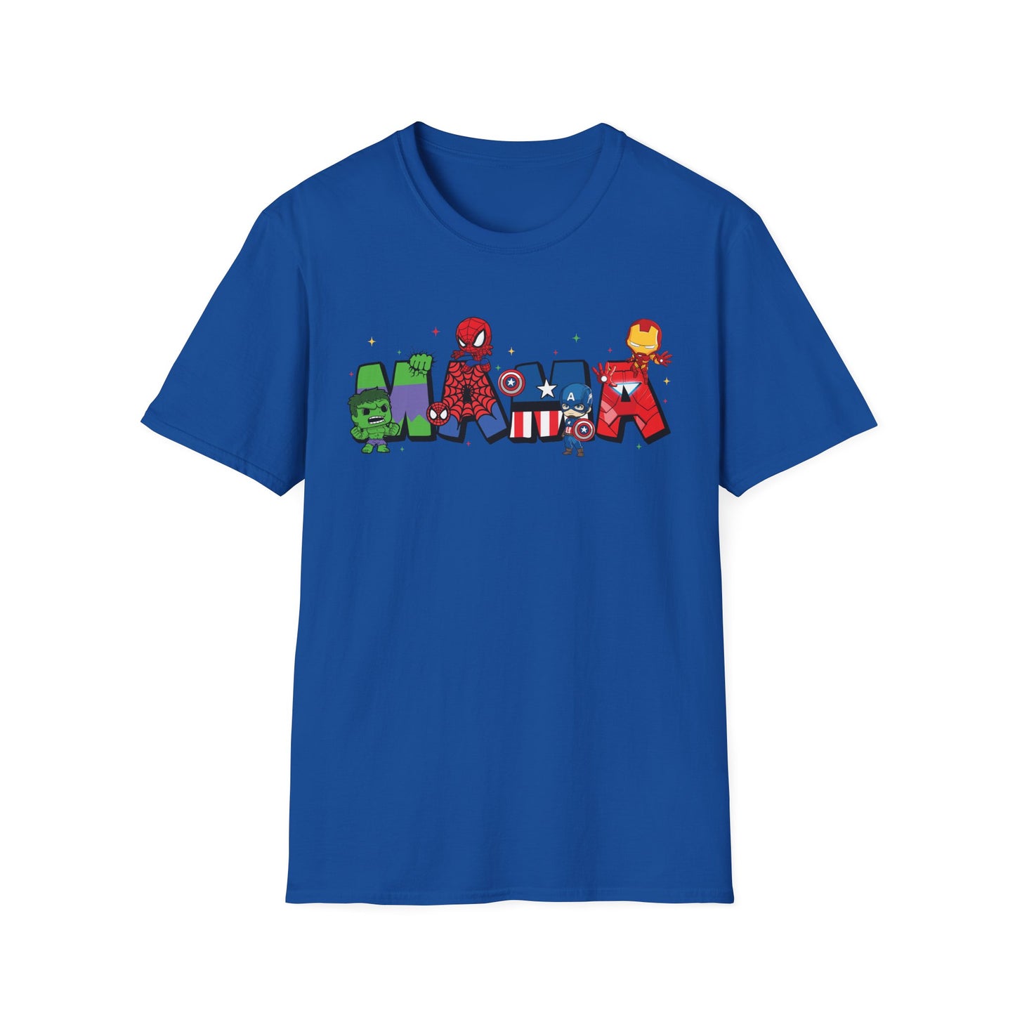 Marvel Heroes Name Tee — Cartoon Superhero Letter Design
