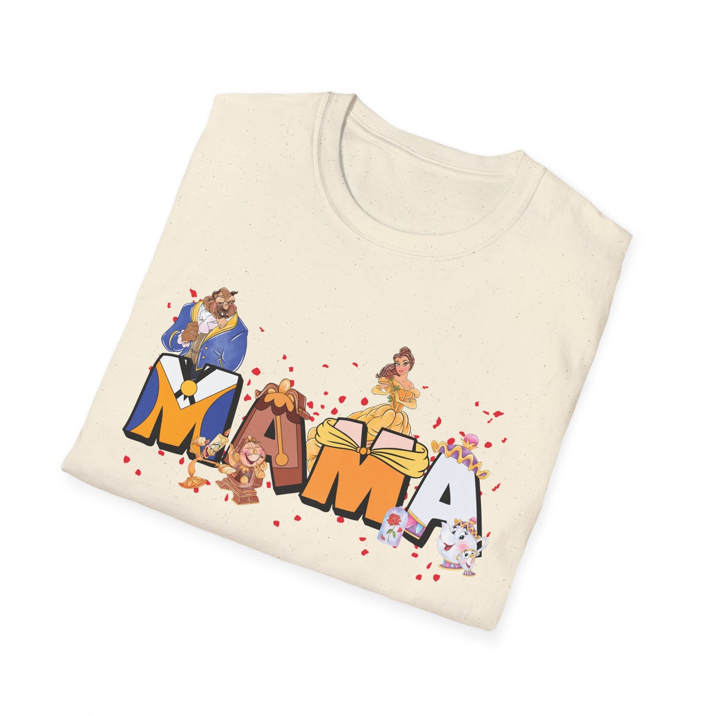 Mama Graphic T‑Shirt — Cute Floral Lettering Mother's Day Tee