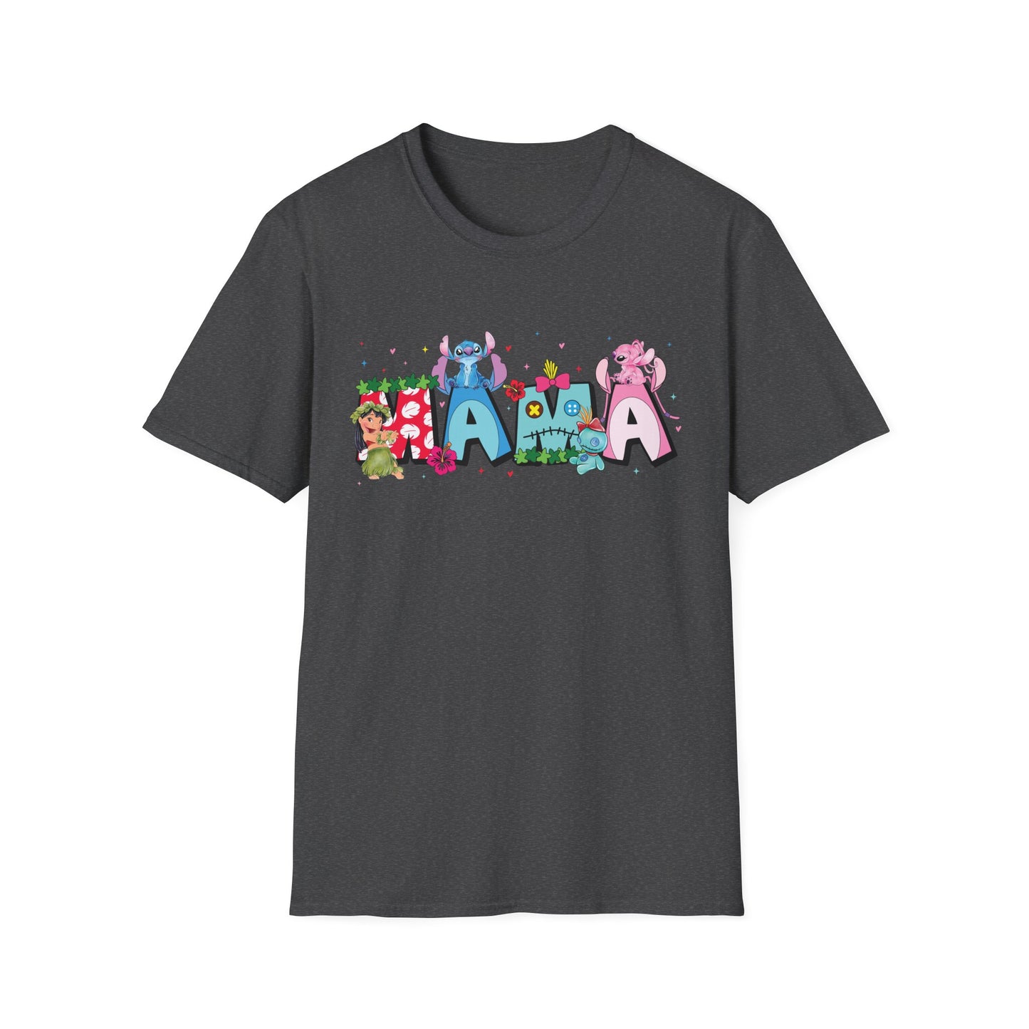 Ohana Mama Shirt – Tropical Cute Alien Graphic Tee | Island Mom Shirt | Family Vacation Outfit