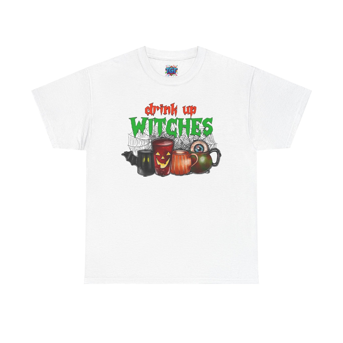 Drink Up Witches Shirt, Halloween Coffee Tee, Witchy Mug T-Shirt, Cute Spooky Season Shirt, Funny Halloween Tee, Fall Witch Shirt