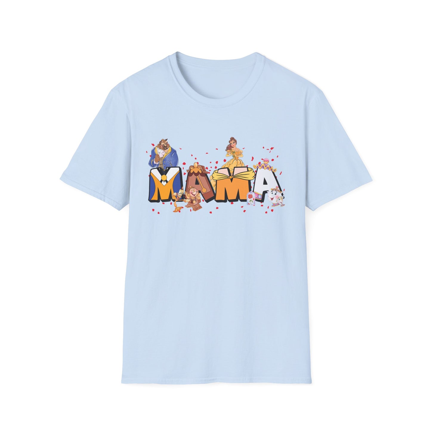Mama Graphic T‑Shirt — Cute Floral Lettering Mother's Day Tee