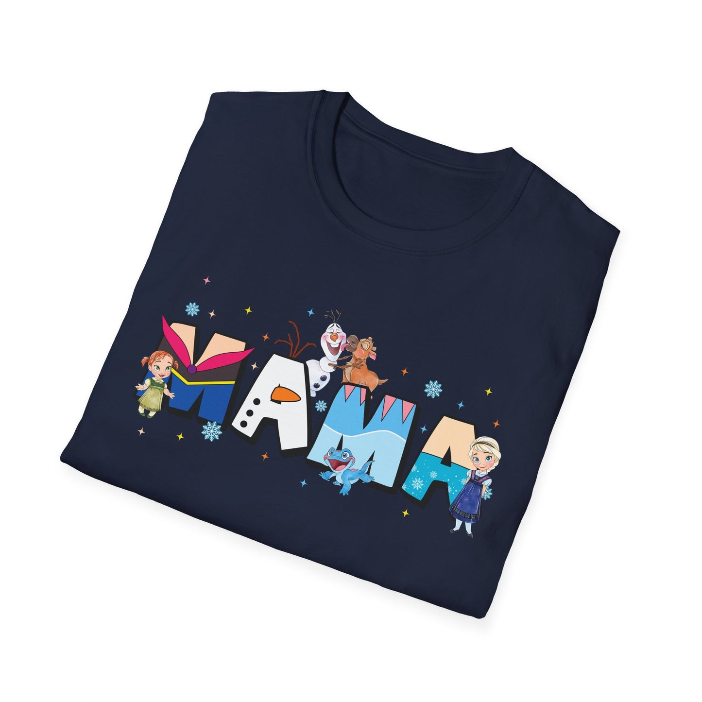 Mama Graphic T-Shirt — Colorful Playful Kids & Family Design