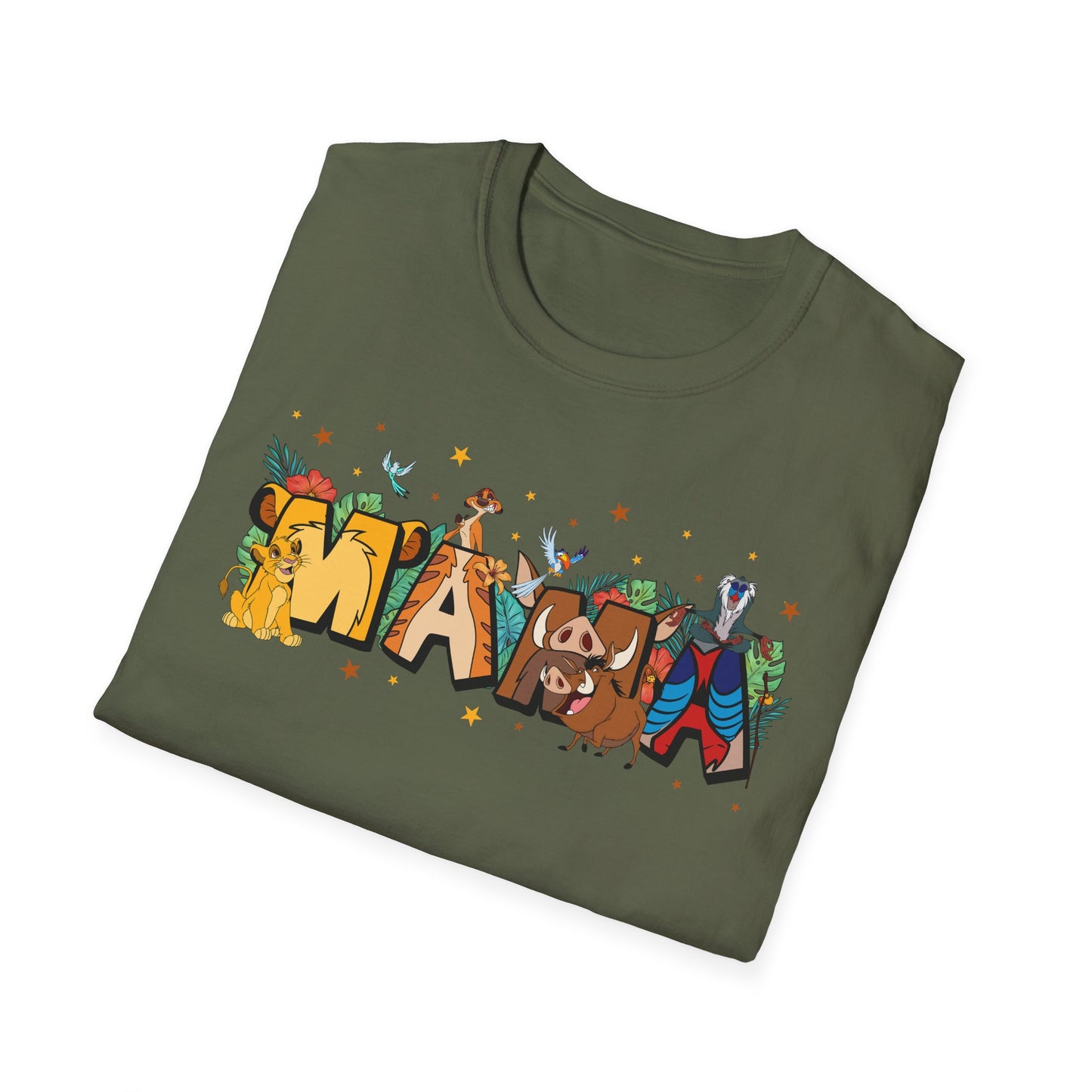 Safari Mama Shirt – Jungle Animal Graphic Tee | Savanna Mom Shirt | Cute Animal Family Tee