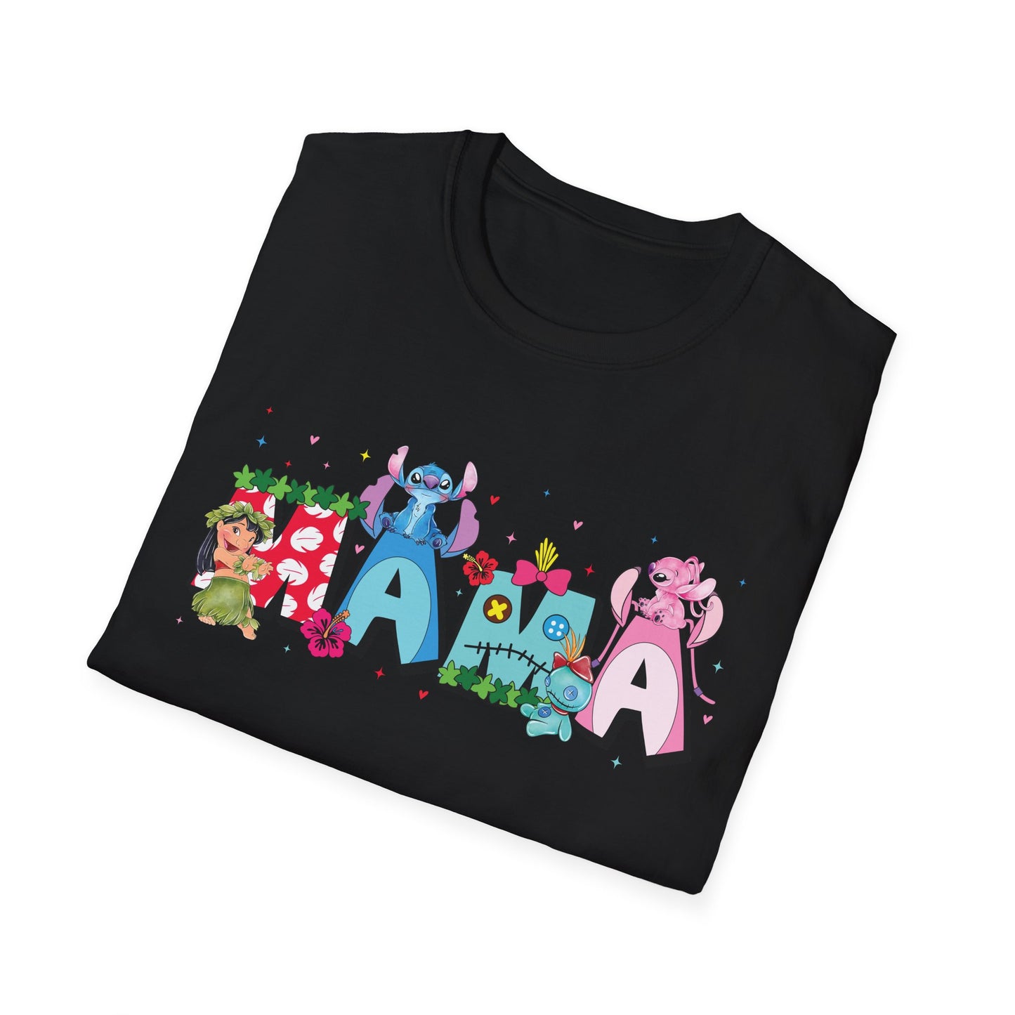 Ohana Mama Shirt – Tropical Cute Alien Graphic Tee | Island Mom Shirt | Family Vacation Outfit