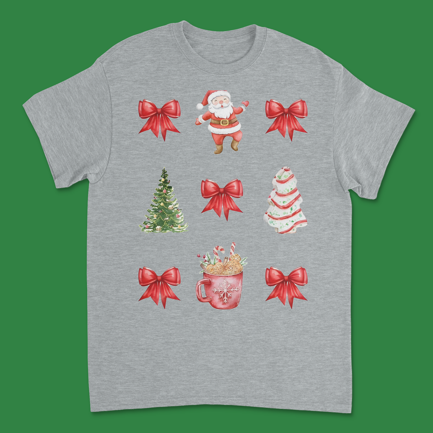 Merry Christmas T-Shirt - Classic Holiday Graphic Tee for Festive Cheer
