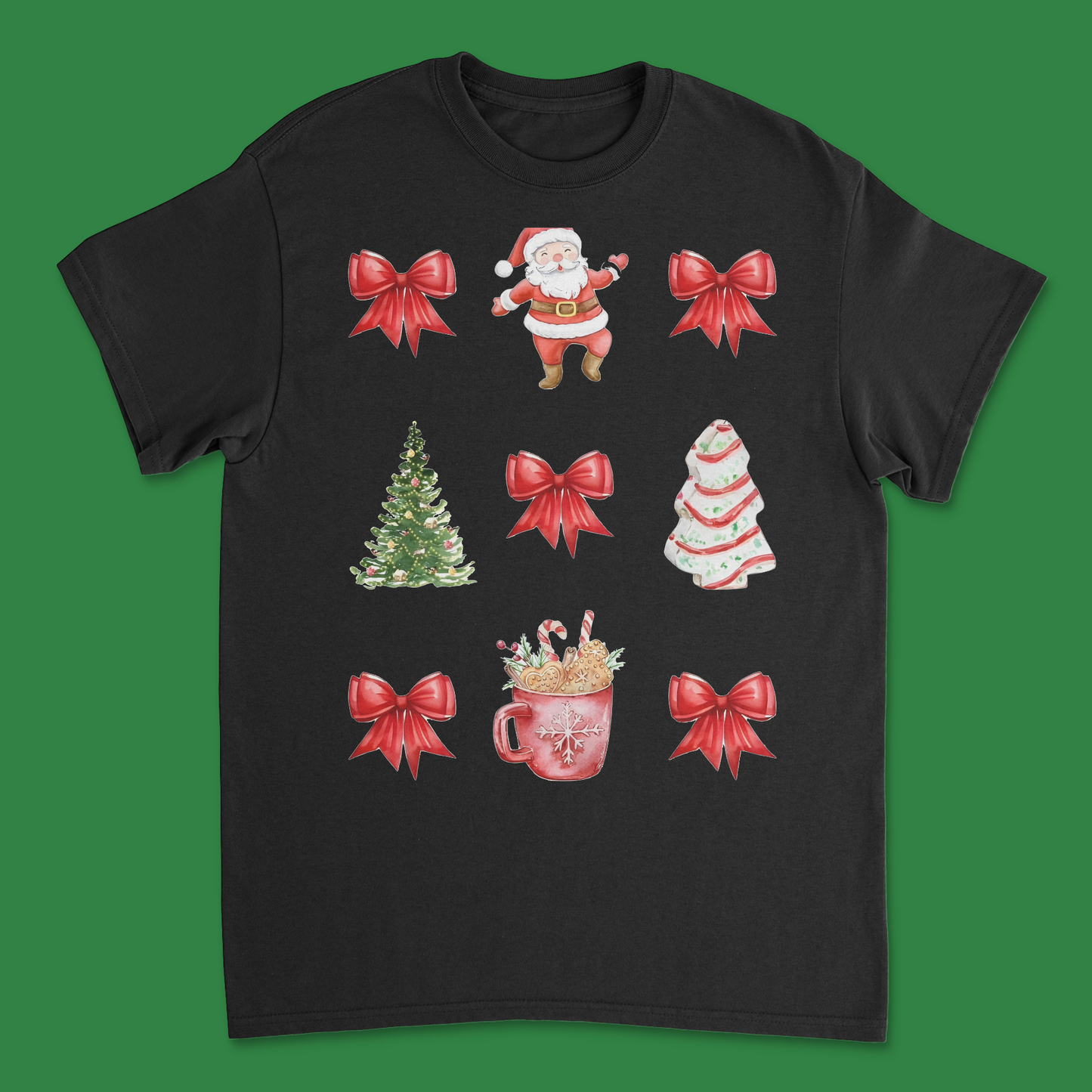 Merry Christmas T-Shirt - Classic Holiday Graphic Tee for Festive Cheer