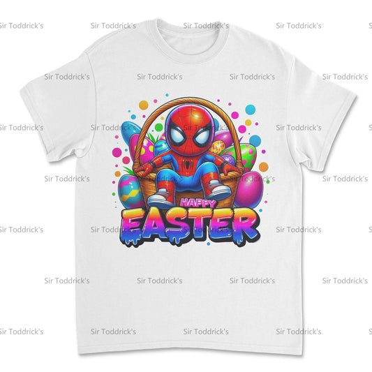 Happy Easter from Your Friendly Neighborhood Egg Hunter – Spidey-Inspired Tee