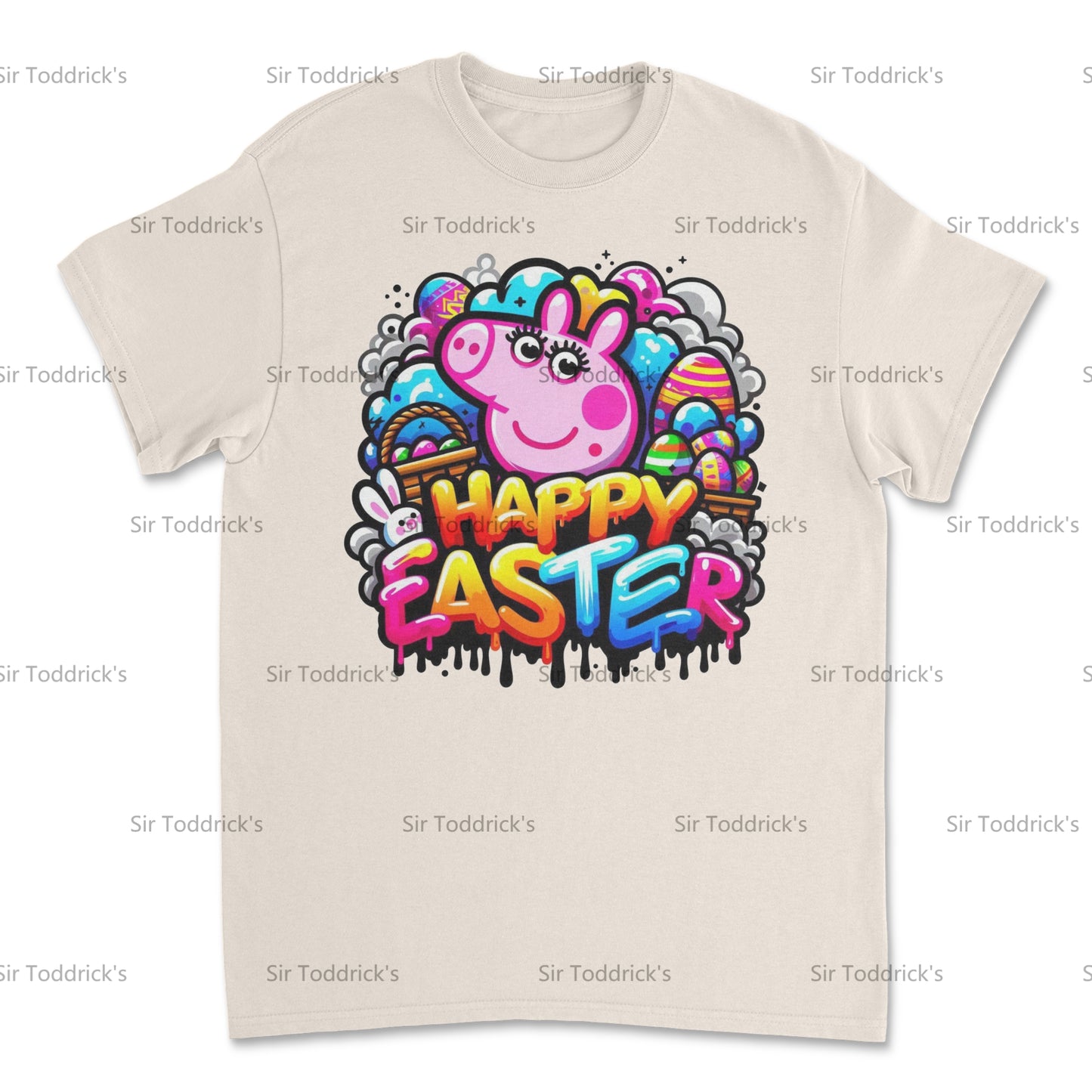 Oink! Happy Easter – Peppa-Inspired Tee