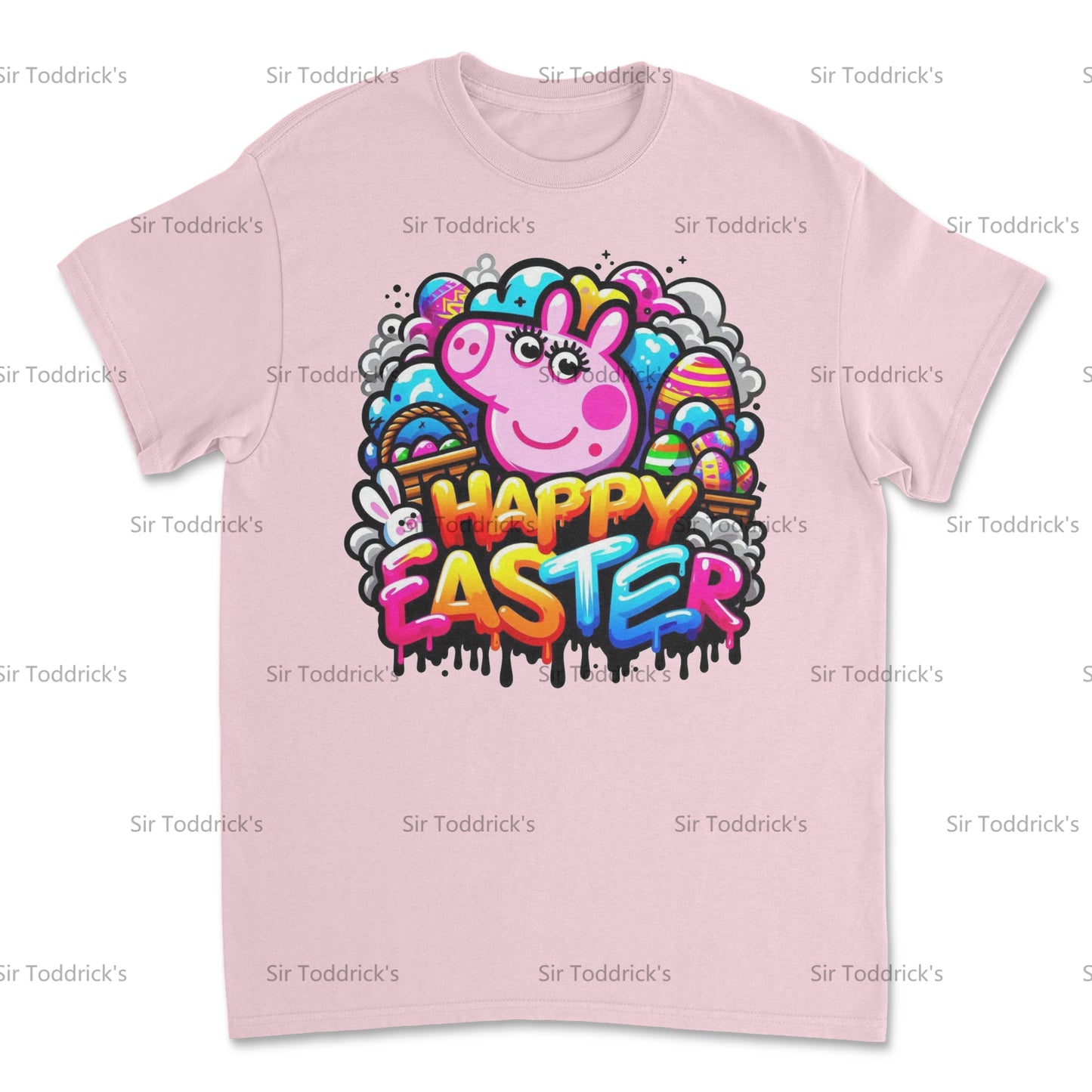 Oink! Happy Easter – Peppa-Inspired Tee