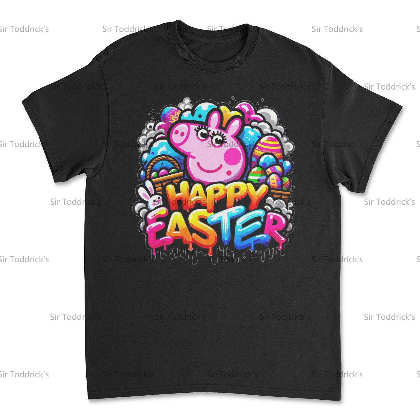 Oink! Happy Easter – Peppa-Inspired Tee