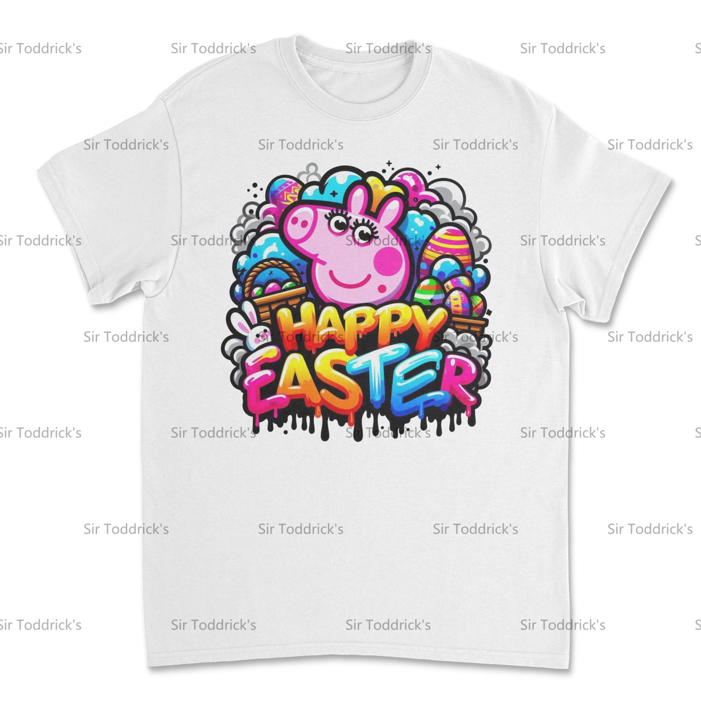 Oink! Happy Easter – Peppa-Inspired Tee