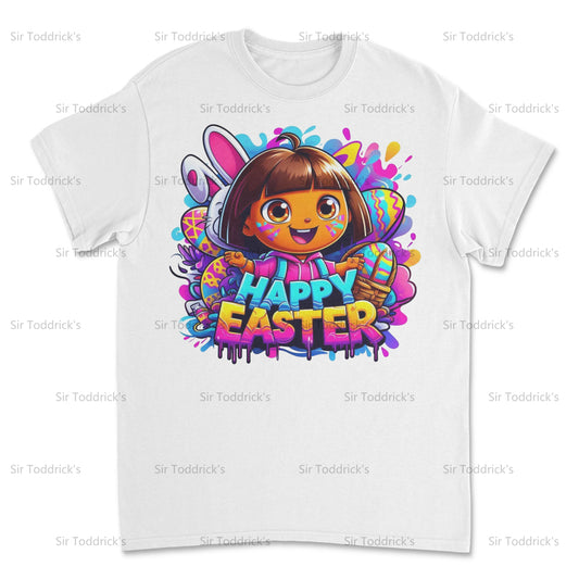 Egg-citing Adventure – Dora the Explorer Inspired Easter Shirt