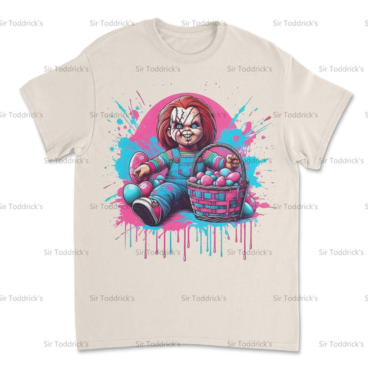 Egg Hunts Are Child’s Play – Chucky-Inspired Easter Tee