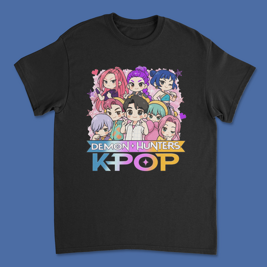 K-Pop Demon Hunters Graphic Tee – Iconic K-Pop Fan Merch & Bold Streetwear